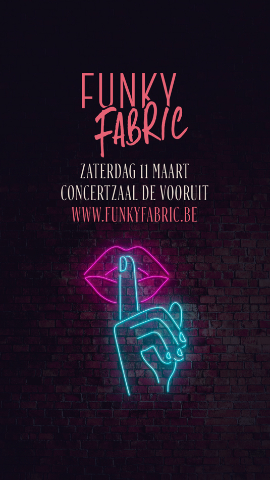 Funky Fabric - Can you keep a secret? - Sat 11-03-23, Kunstencentrum Viernulvier